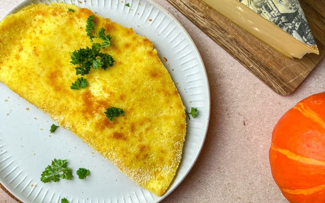 Omelettes croustillantes au Vacherin Fribourgeois AOP et à la courge