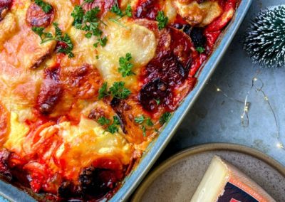 Gratin hivernal de légumes gratiné au Vacherin Frinbourgeois AOP